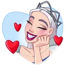 🥰 emoji The Snow Queen Telegram sticker 8 of 30