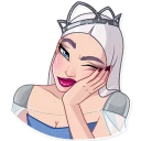 😒 emoji The Snow Queen Telegram sticker 16 of 30