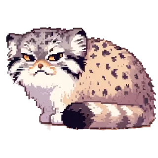 😤 emoji pixel-manul Telegram sticker 24 of 48