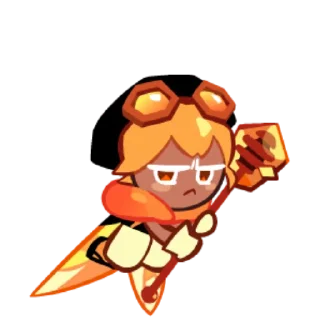 🐝 emoji Amber Sugar Cookie! Telegram sticker 5 of 26