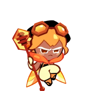 🐝 emoji Amber Sugar Cookie! Telegram sticker 10 of 26