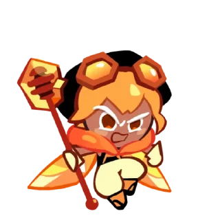 🐝 emoji Amber Sugar Cookie! Telegram sticker 9 of 26