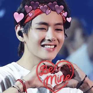 ❤️ emoji Taetae Telegram sticker 7 of 90