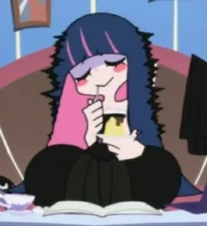 😋 emoji Panty&Stocking Telegram sticker 13 of 24