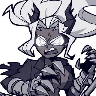 🌟 emoji Демонобабы Helltaker Telegram sticker 8 of 69