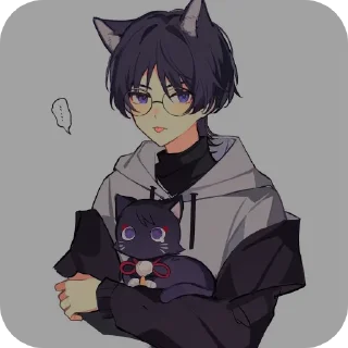 🔥 emoji .•°•-×[Мяв]×-•°•. Telegram sticker 18 of 43