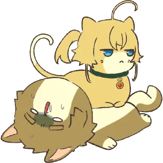 🐶 emoji NEKO Youjo Senki @ys_archive Telegram sticker 6 of 23