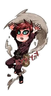🌟 emoji Gaara @denyov Telegram sticker 16 of 20
