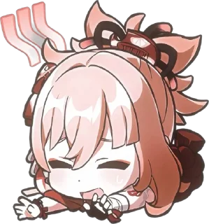 🌟 emoji gi : yoimiya @kailstick Telegram sticker 12 of 18