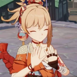 🌟 emoji Yoimiya
by @stickers_ari Telegram sticker 17 of 30