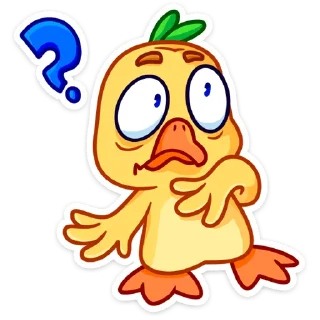 ❓ emoji ❤️‍🔥 «Утёнок Кряк» — @VkontakteEmoji Telegram sticker 24 of 48