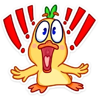 Sticker from Утёнок Кряк :: @stickroom