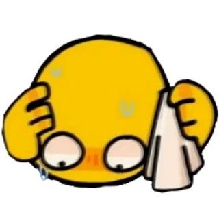 😔 emoji cute Telegram sticker 6 of 32