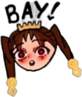Sticker from Мирайка (๑>◡<๑)