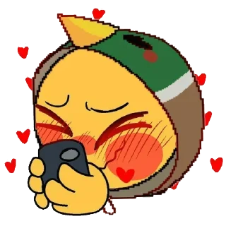 😍 emoji Эмоджи: @Pea4_stickerbot Telegram sticker 20 of 48