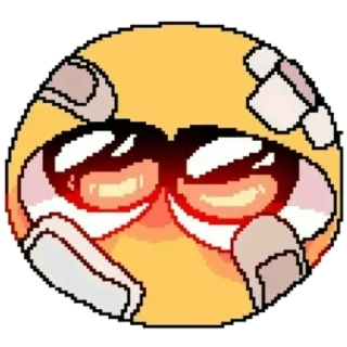 🥺 emoji Эмоджи: @Pea4_stickerbot Telegram sticker 18 of 48