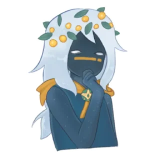🤔 emoji Мечтательный Лесовичок @thatskygame Telegram sticker 22 of 43