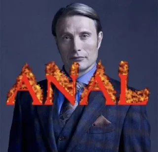 🌟 emoji А у меня очко волосатое Telegram sticker 7 of 82