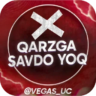 ❌ emoji VEGAS UC SERVICE ( @vegas_uc ) Telegram sticker 12 of 27