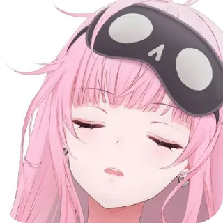 😴 emoji Hololive! Telegram sticker 20 of 44
