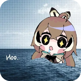🌊 emoji Hololive! Telegram sticker 17 of 44