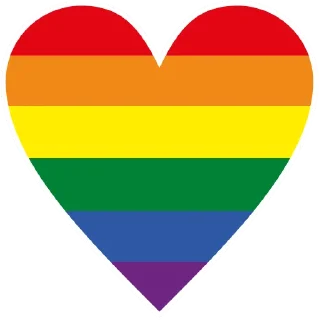 ❤ emoji Pride hearts Telegram sticker 16 of 120