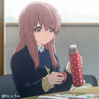 🍵 emoji Koe no Katachi @FixFox Telegram sticker 16 of 38