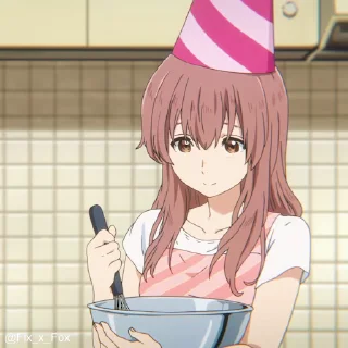 🥳 emoji Koe no Katachi @FixFox Telegram sticker 17 of 38