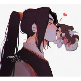 ❤️ emoji Хэ Сюань/Черновод Telegram sticker 22 of 120