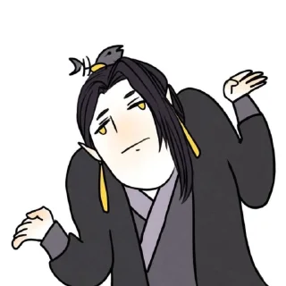 ❓ emoji Хэ Сюань/Черновод Telegram sticker 10 of 120