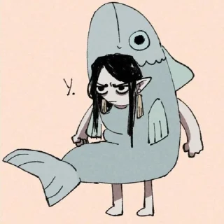 😐 emoji Хэ Сюань/Черновод Telegram sticker 2 of 120