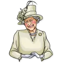 ☺️ emoji The Queen Telegram sticker 20 of 35