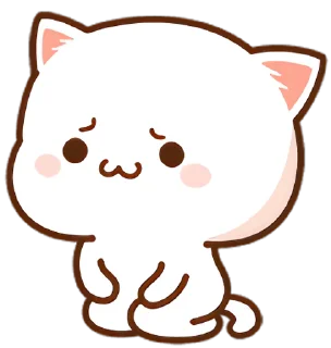 ☹️ emoji Peach Cats Pt.1 @jp_stickers Telegram sticker 12 of 24