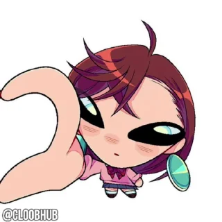 Sticker from @EARTH928B ⌥ ДАНДАДАН СТИКЕРЫ ТЕЛЕГРАМ DANDADAN TG