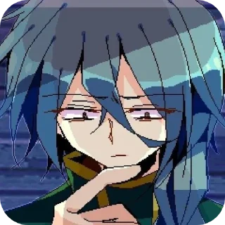 🤔 emoji Ashe Bradley e Sirius Gibson Telegram sticker 17 of 70