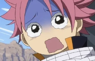 😭 emoji Fairy Tail love Telegram sticker 23 of 50