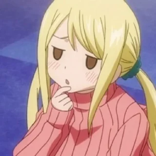 🤔 emoji Fairy Tail love Telegram sticker 14 of 50