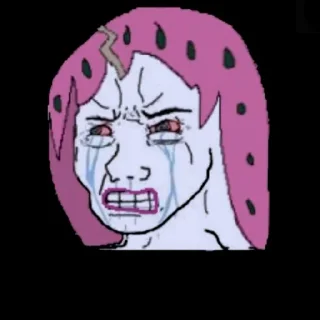 😭 emoji JoJo Meme 3 @diosstickers Telegram sticker 5 of 120