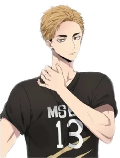💛 emoji ♡ Атсуму Мия ♡ Telegram sticker 20 of 22