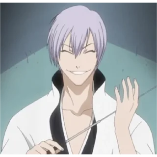 ☺️ emoji gin ichimaru @blyachsquad Telegram sticker 7 of 88