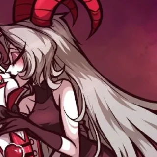 💋 emoji ✨🌈Лилит Морнингстар🌈✨  @AngelDust002 Telegram sticker 16 of 120