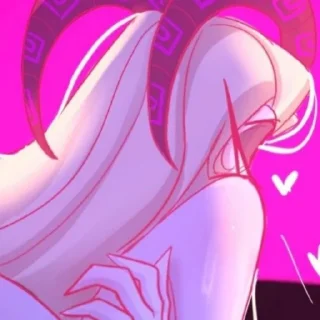 💋 emoji ✨🌈Лилит Морнингстар🌈✨  @AngelDust002 Telegram sticker 23 of 120