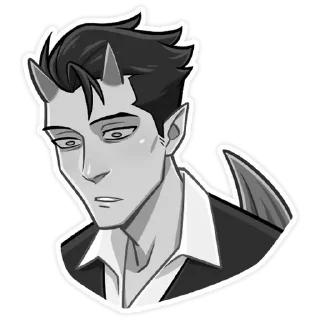 🔥 emoji Дьявол @kungrl @stickers_vk Telegram sticker 22 of 48