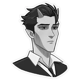 🔥 emoji Дьявол @kungrl @stickers_vk Telegram sticker 18 of 48