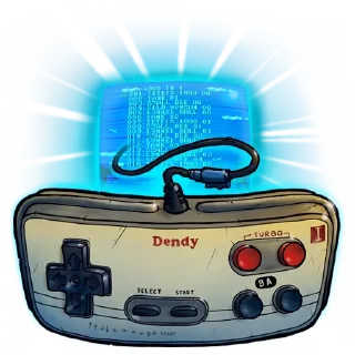 🕹 emoji DENDY Telegram sticker 8 of 15