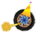 🌚 emoji Univang 20th anniversary Telegram sticker 8 of 9
