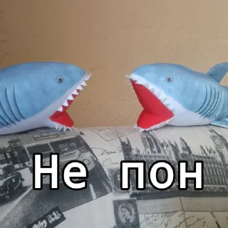 🙅‍♀️ emoji Акула @bloptop Telegram sticker 5 of 20