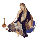 Sticker from Persian miniatures