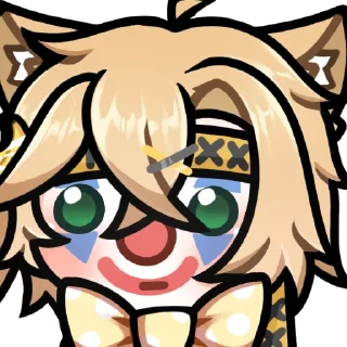 🤡 emoji @ixxxiq - vtuber Telegram sticker 15 of 19
