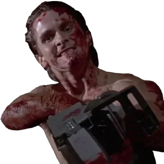 🩸 emoji American Psycho Telegram sticker 22 of 42